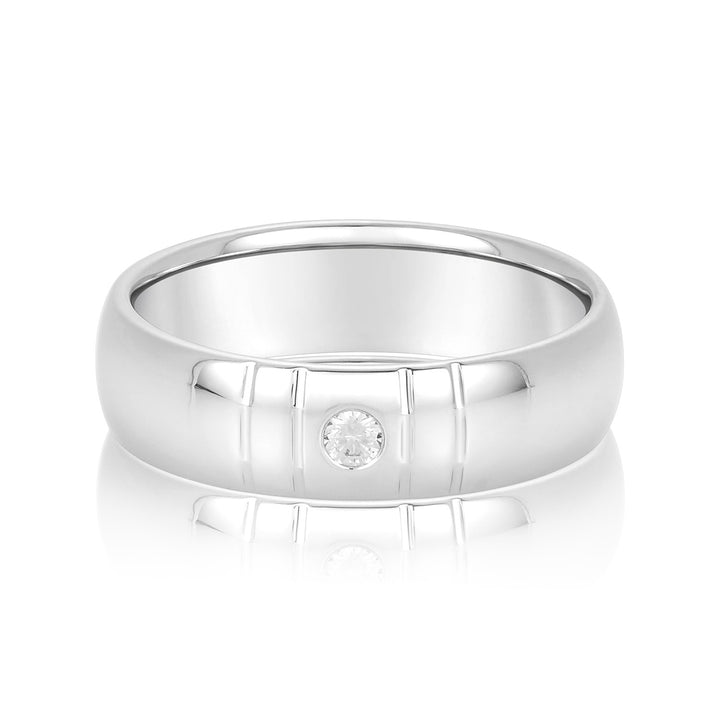 Caleb 6mm Mens Diamond Band