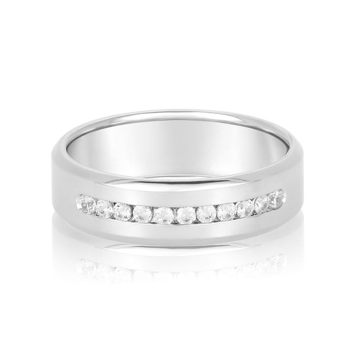 Flynn 6mm Mens Diamond Band