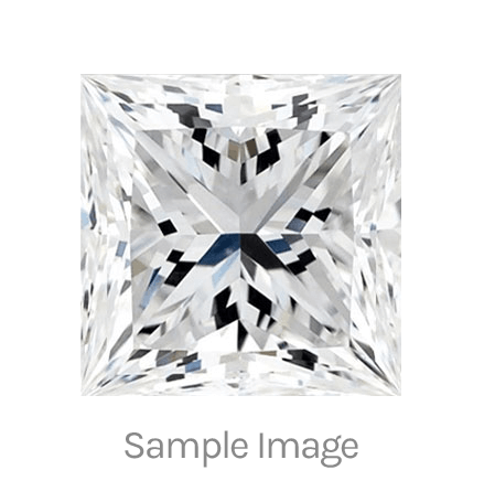 1CT Princess Cut Natural Diamond K | VS2 | GIA Certified