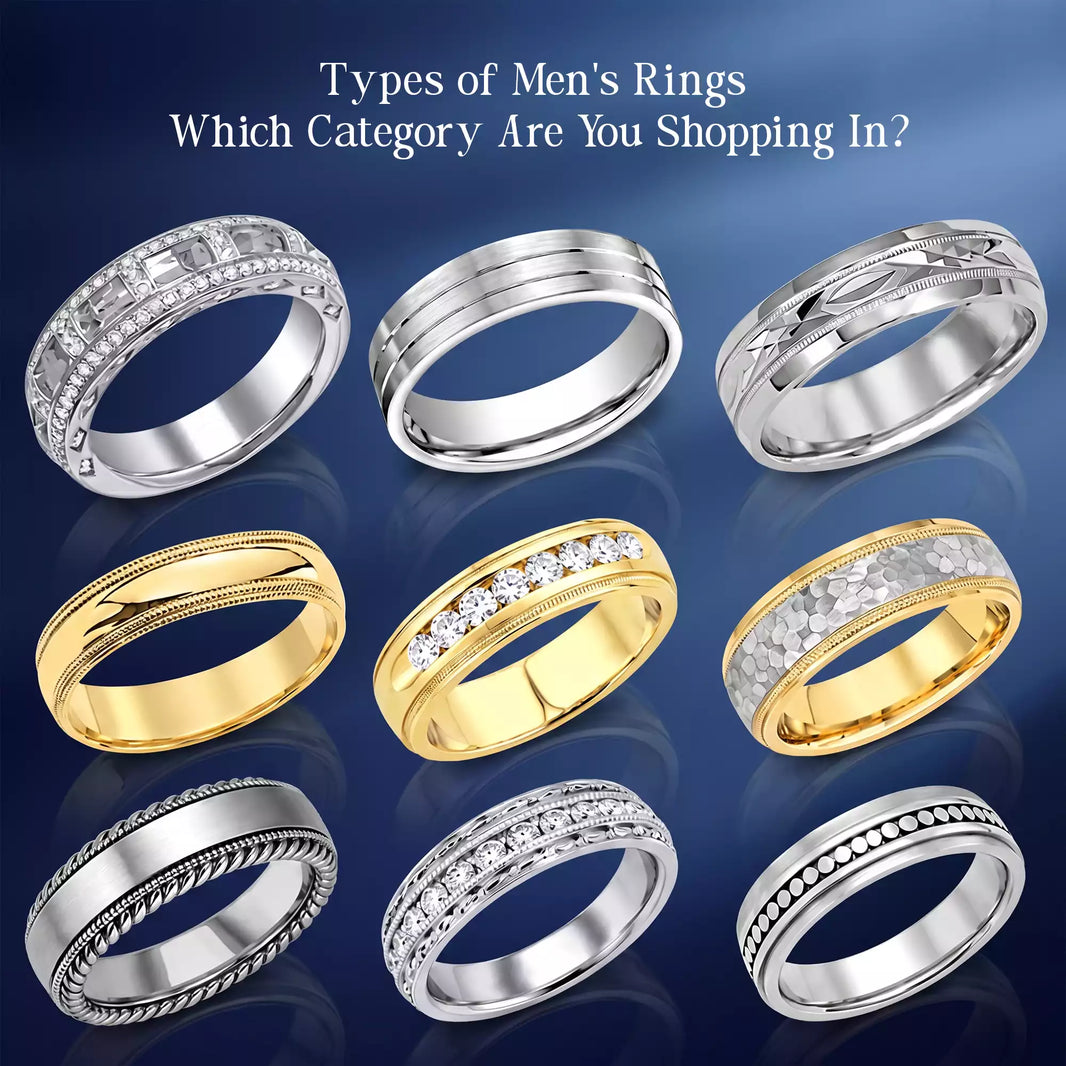 Types of Men's Rings Which Category Are You Shopping In?