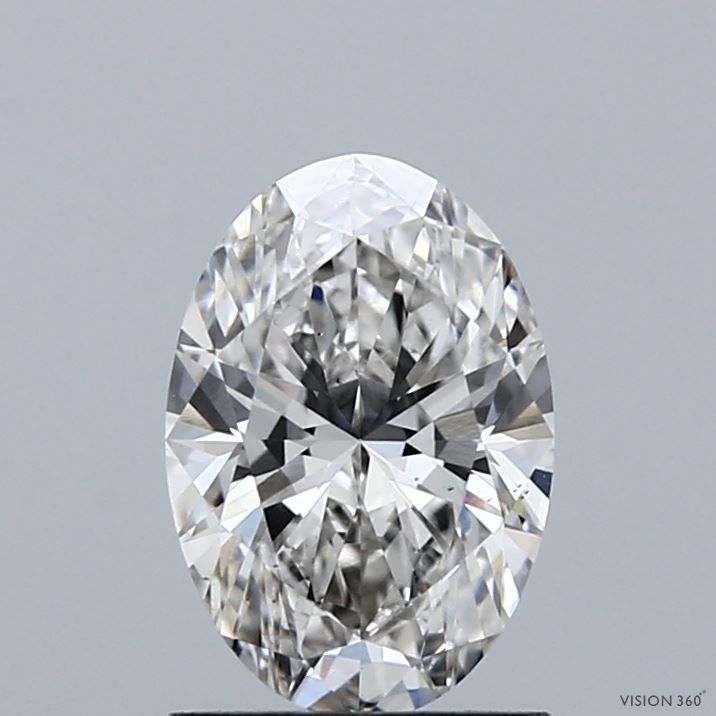 1.31CT Oval Cut Lab Grown Diamond G | VS2 | IGI Certified