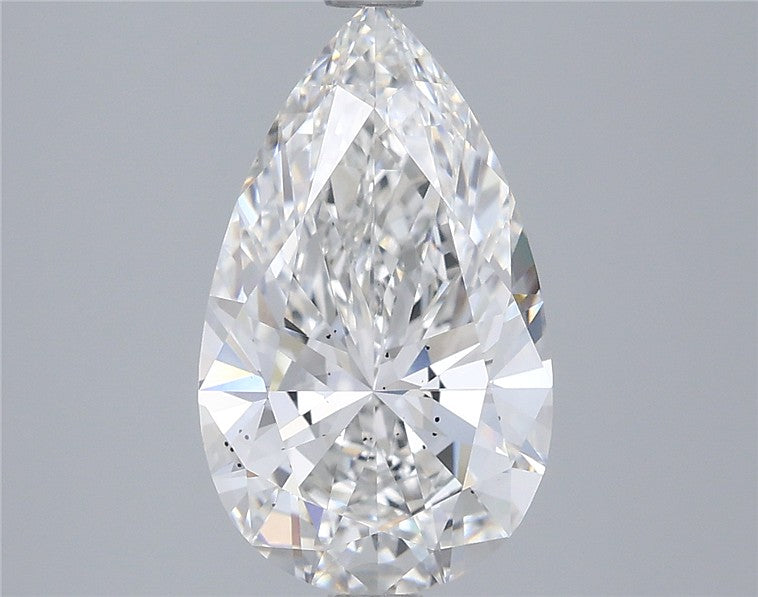 3.07CT Pear Cut Lab Grown Diamond F | SI1 | IGI Certified
