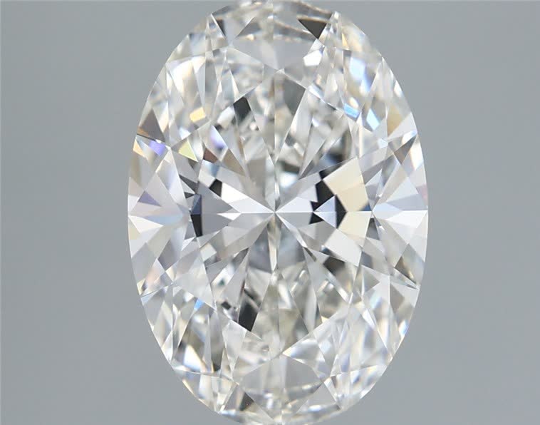 3.02CT Oval Cut Lab Grown Diamond F | VVS2 | IGI Certified