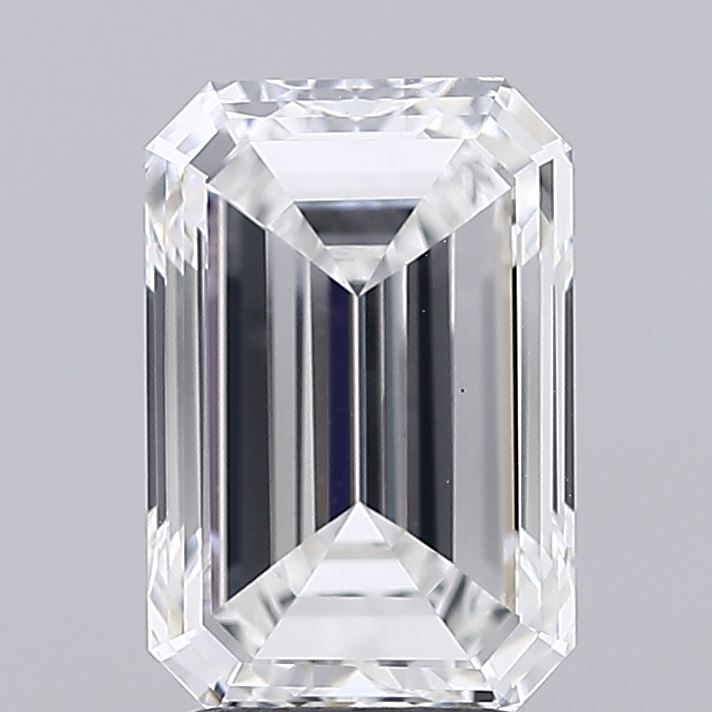 3CT Emerald Cut Lab Grown Diamond E | VS1 | IGI Certified