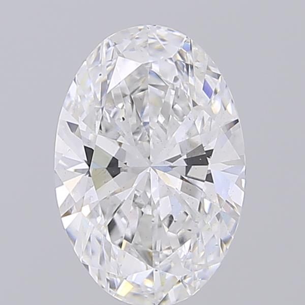 2.54CT Oval Cut Lab Grown Diamond D | VS2 | IGI Certified
