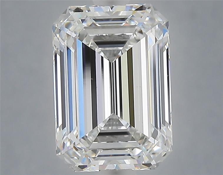 3.02CT Emerald Cut Lab Grown Diamond F | VVS2