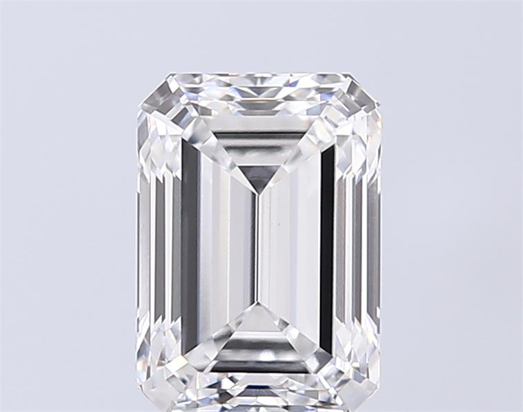 3.02CT Emerald Cut Lab Grown Diamond D | VVS2 | IGI Certified