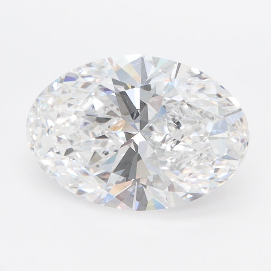 2.03CT Oval Cut Lab Grown Diamond D | FL | IGI Certified