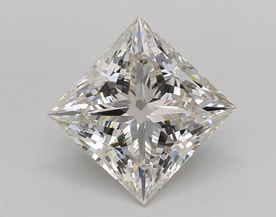 3.16CT Princess Cut Lab Grown Diamond H | VS1 | IGI Certified