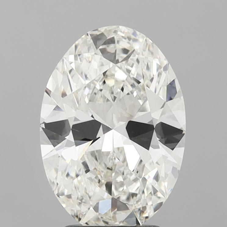 2.81CT Oval Cut Lab Grown Diamond H | VVS1 | IGI Certified