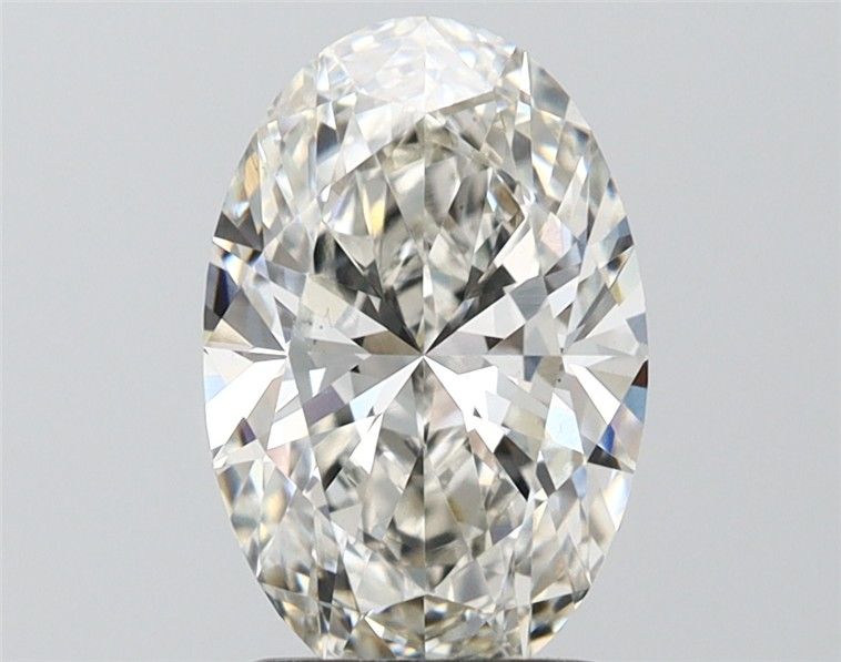 2.04CT Oval Cut Lab Grown Diamond G | VVS2