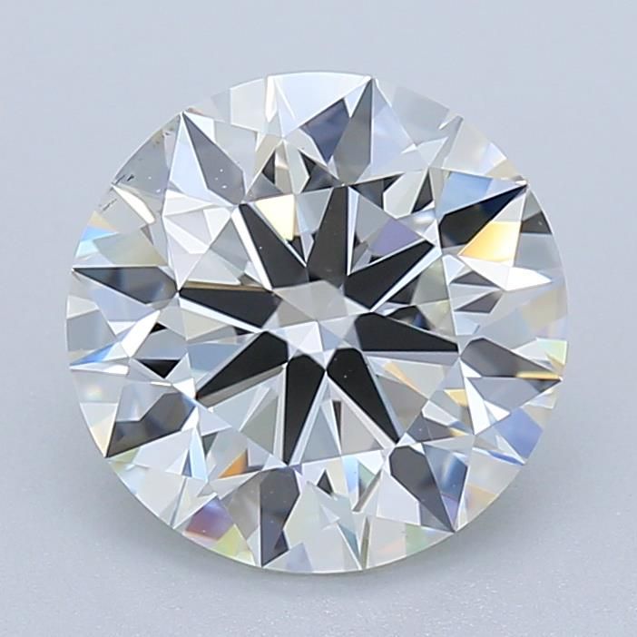 2.52CT Round Cut Lab Grown Diamond H | VS1 | IGI Certified
