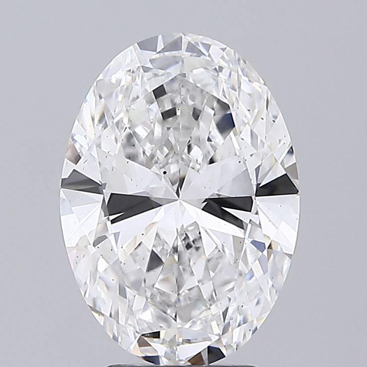 4.02CT Oval Cut Lab Grown Diamond D | SI1 | IGI Certified