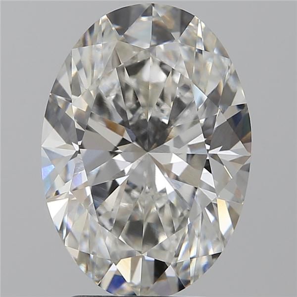 3.14CT Oval Cut Lab Grown Diamond F | VVS2 | IGI Certified