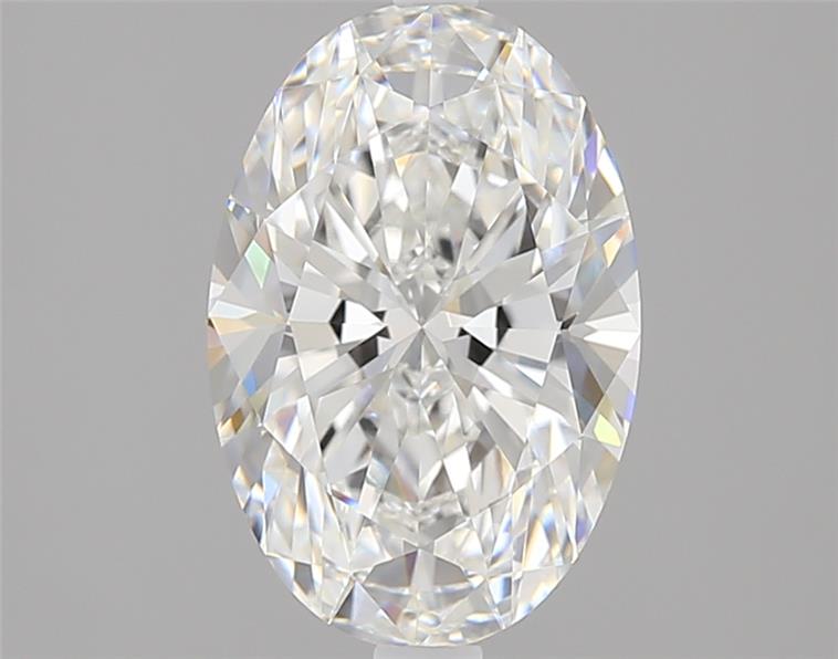 2.14CT Oval Cut Lab Grown Diamond E | VVS2