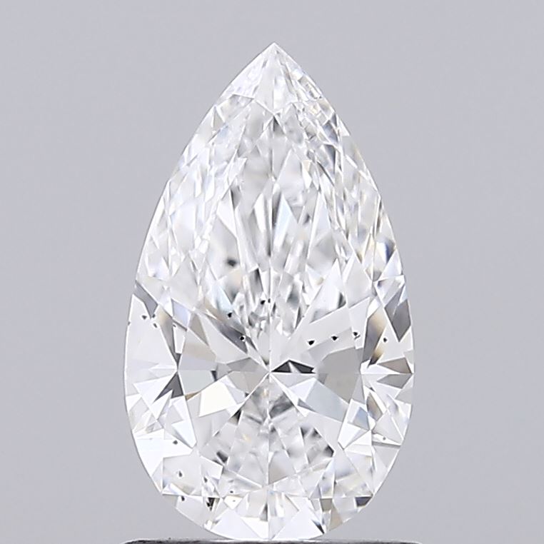 1.01CT Pear Cut Lab Grown Diamond D | SI1 | IGI Certified