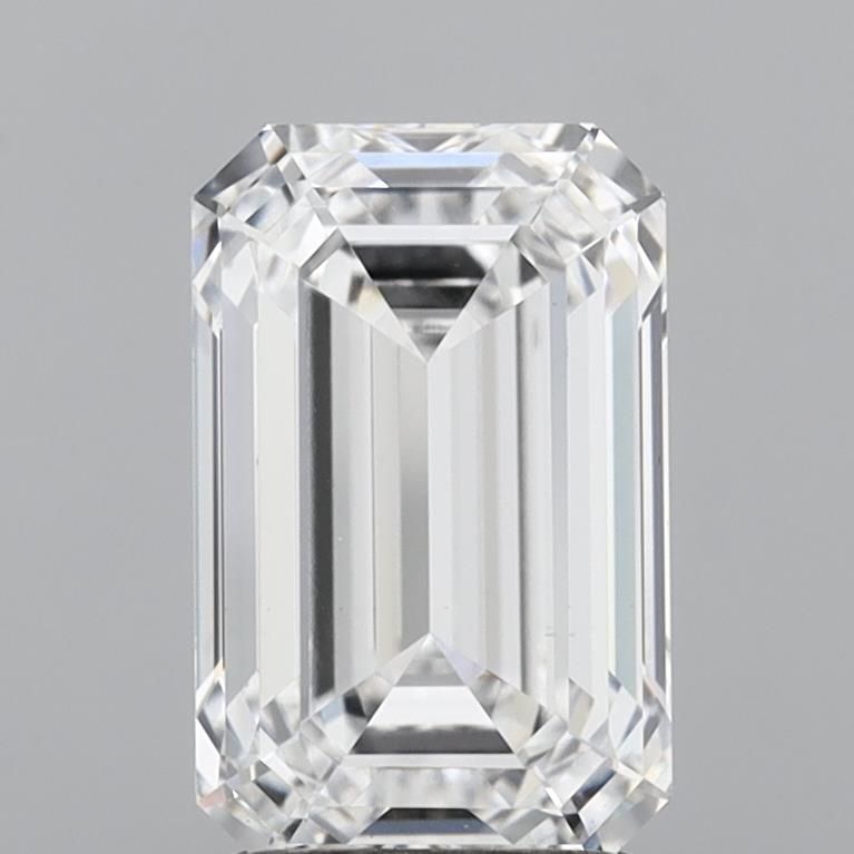 2.77CT Emerald Cut Lab Grown Diamond D | VS1 | IGI Certified