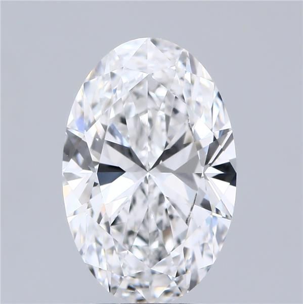 1.6CT Oval Cut Lab Grown Diamond D | VVS2 | IGI Certified