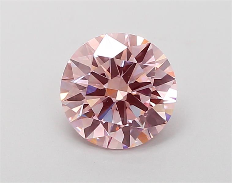 1.56CT Round Cut Coloured Lab Grown Diamond PINK | VS1 | IGI Certified