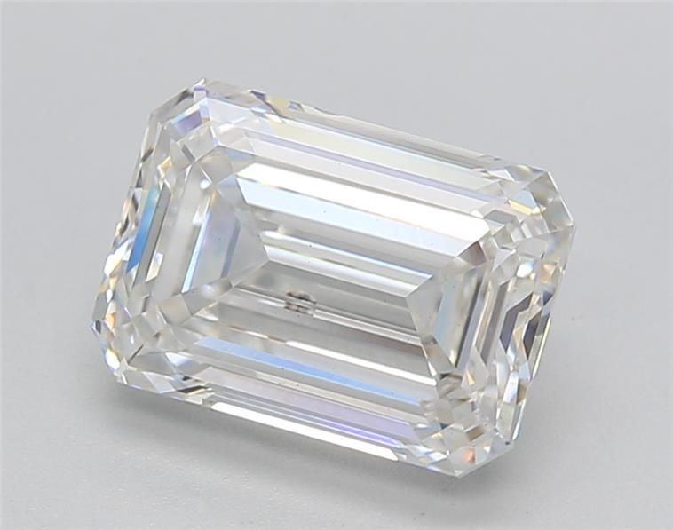 2.91CT Emerald Cut Lab Grown Diamond G | SI1 | IGI Certified