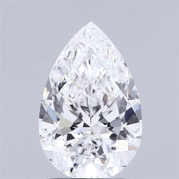 1.5CT Pear Cut Lab Grown Diamond D | SI1 | IGI Certified