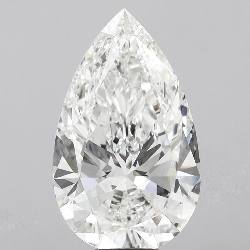 10CT Pear Cut Lab Grown Diamond F | VVS2 | IGI Certified