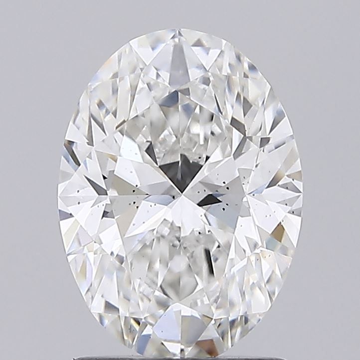 1.53CT Oval Cut Lab Grown Diamond F | VS2 | IGI Certified