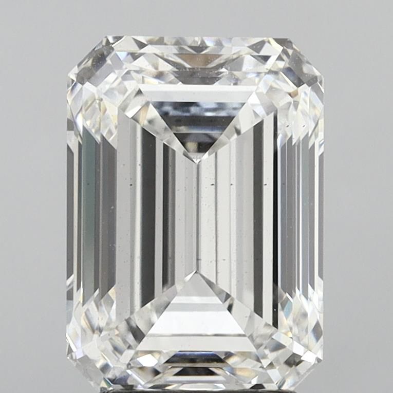 4.41CT Emerald Cut Lab Grown Diamond F | VS2 | IGI Certified