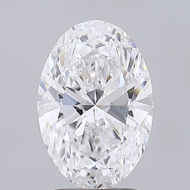 2.01CT Oval Cut Lab Grown Diamond D | VS2 | IGI Certified