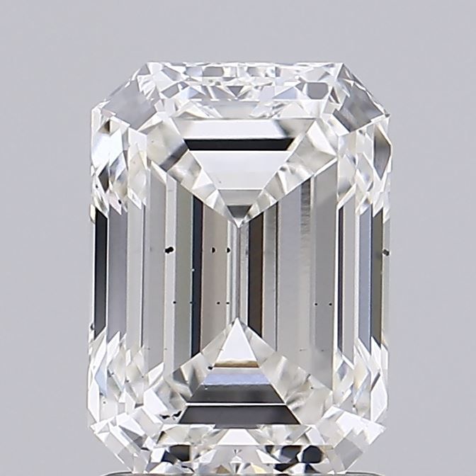 1.7CT Emerald Cut Lab Grown Diamond G | VS2 | IGI Certified