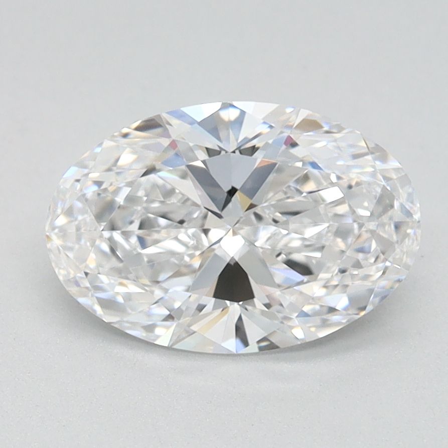 1.15CT Oval Cut Lab Grown Diamond D | IF | IGI Certified