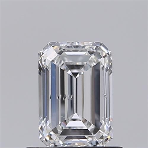 0.66CT Emerald Cut Lab Grown Diamond E | SI1 | IGI Certified