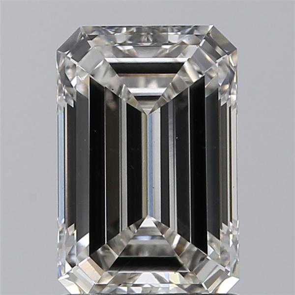 1.51CT Emerald Cut Lab Grown Diamond G | VS1 | IGI Certified