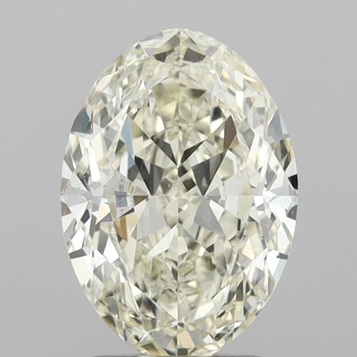 2CT Oval Cut Natural Diamond K | VS2 | IGI Certified