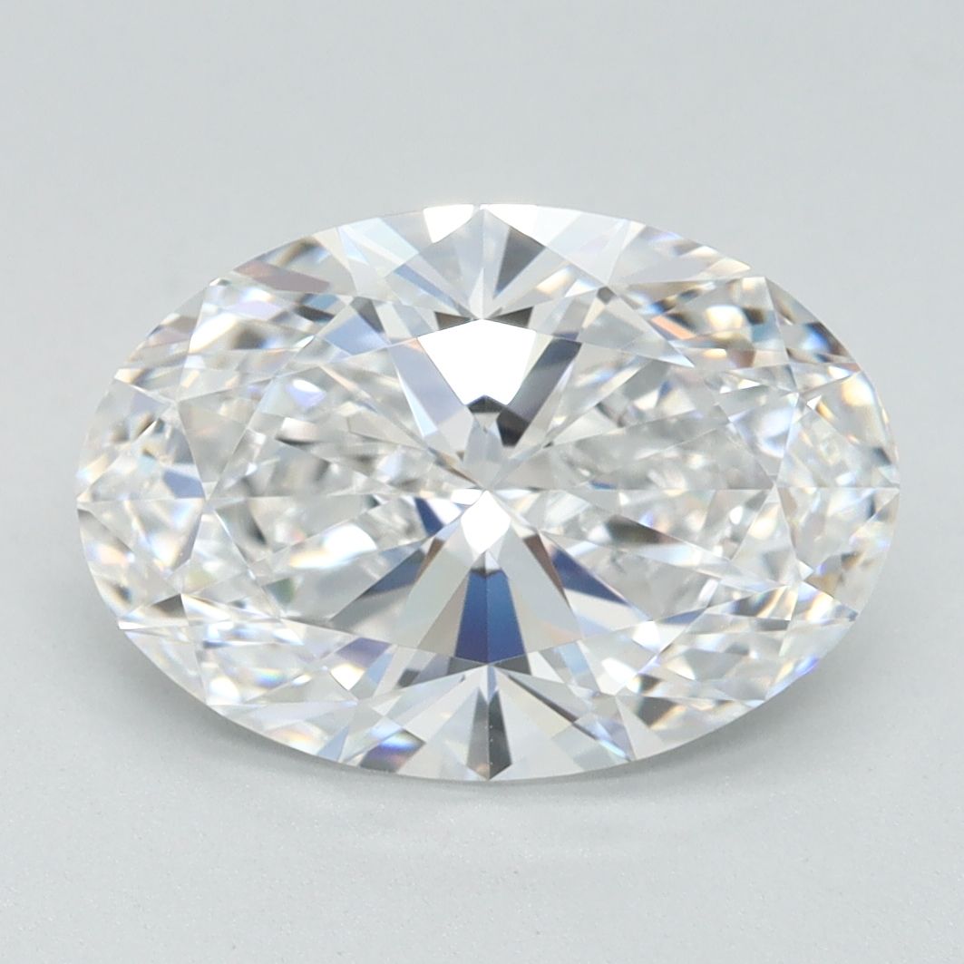 2.28CT Oval Cut Lab Grown Diamond D | FL | IGI Certified