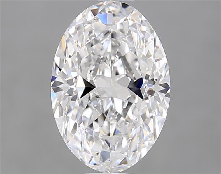 1.53CT Oval Cut Lab Grown Diamond D | VVS2 | IGI Certified