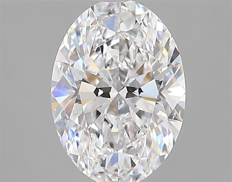 1.4CT Oval Cut Lab Grown Diamond D | FL | IGI Certified