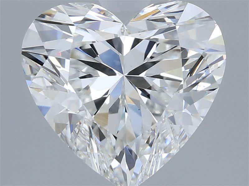 2.02CT Heart Cut Lab Grown Diamond D | VS1 | IGI Certified