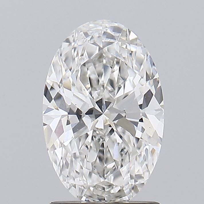 1.5CT Oval Cut Lab Grown Diamond F | VS1 | IGI Certified