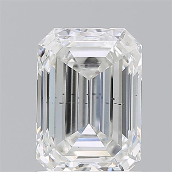 1.61CT Emerald Cut Lab Grown Diamond F | SI1 | IGI Certified