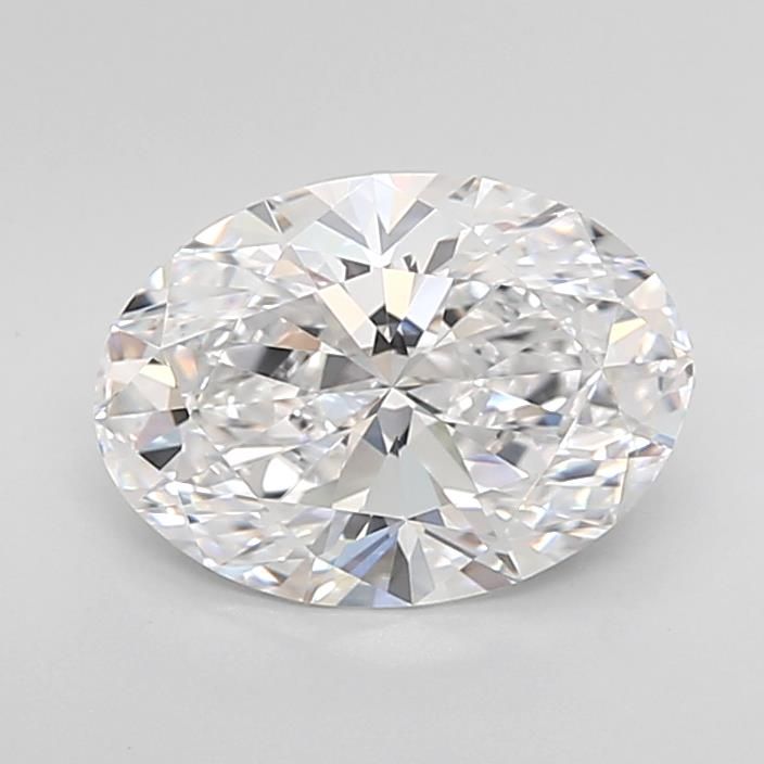 2.82CT Oval Cut Lab Grown Diamond D | IF | IGI Certified