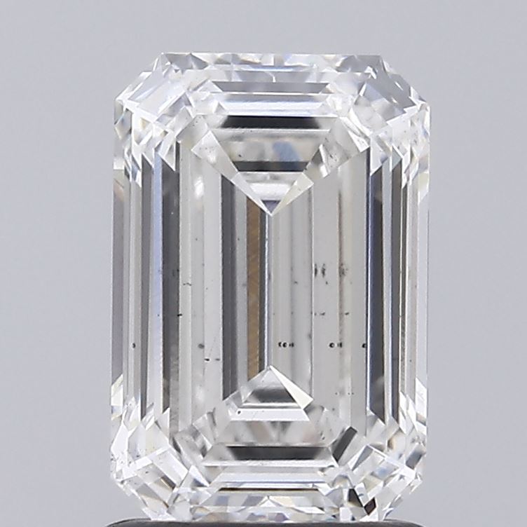 1.39CT Emerald Cut Lab Grown Diamond G | VS2