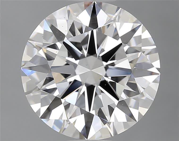 1.75CT Round Cut Lab Grown Diamond D | VS2 | GIA Certified
