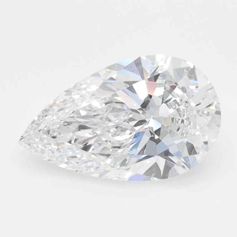 1CT Pear Cut Lab Grown Diamond D | IF | IGI Certified
