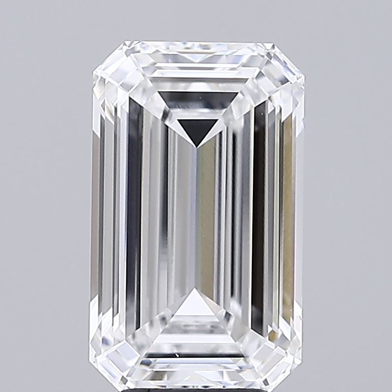 5.08CT Emerald Cut Lab Grown Diamond D | VVS2 | IGI Certified