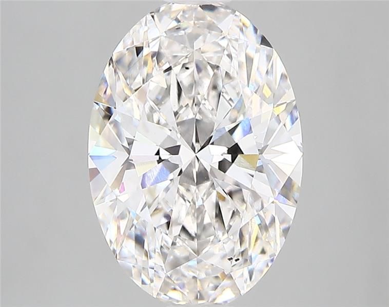 3.16CT Oval Cut Lab Grown Diamond F | SI1 | GIA Certified