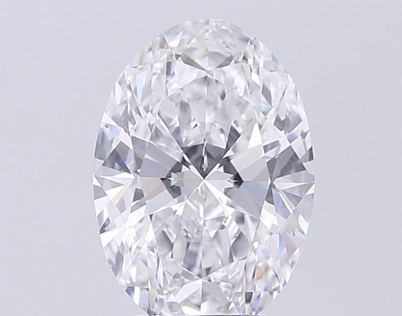 3.12CT Oval Cut Lab Grown Diamond D | VVS2 | IGI Certified
