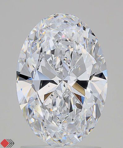 2.02CT Oval Cut Lab Grown Diamond D | VVS1 | IGI Certified