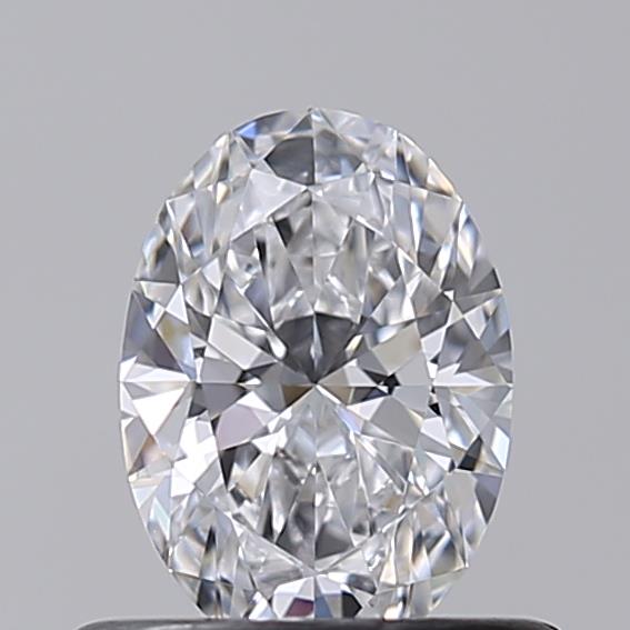 0.51CT Oval Cut Lab Grown Diamond D | VVS1 | IGI Certified