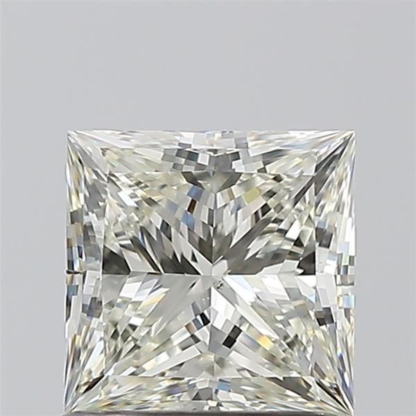 1.02CT Princess Cut Natural Diamond J | VS2 | HRD Certified